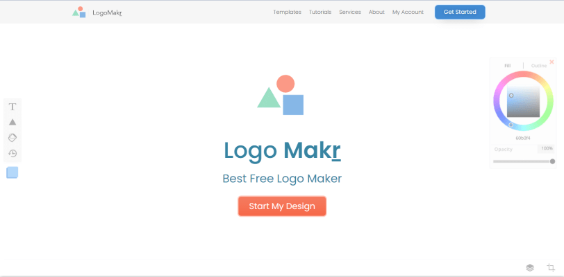 وب سایت LogoMakr