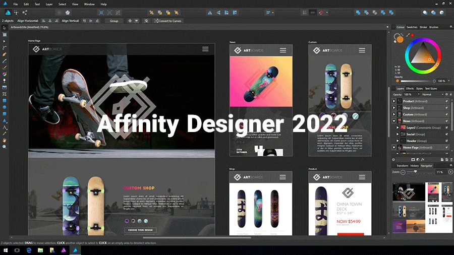 رم افزار Affinity Designer