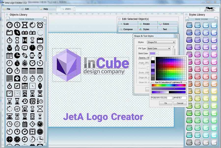 م افزار JetA Logo Creator