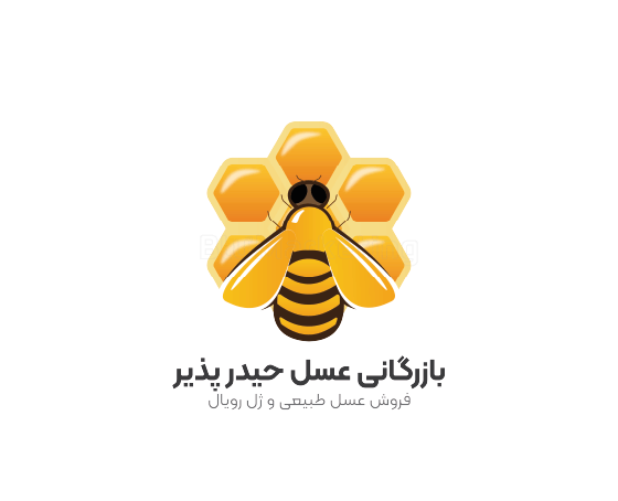 طراحی لوگو heydar pazir honey